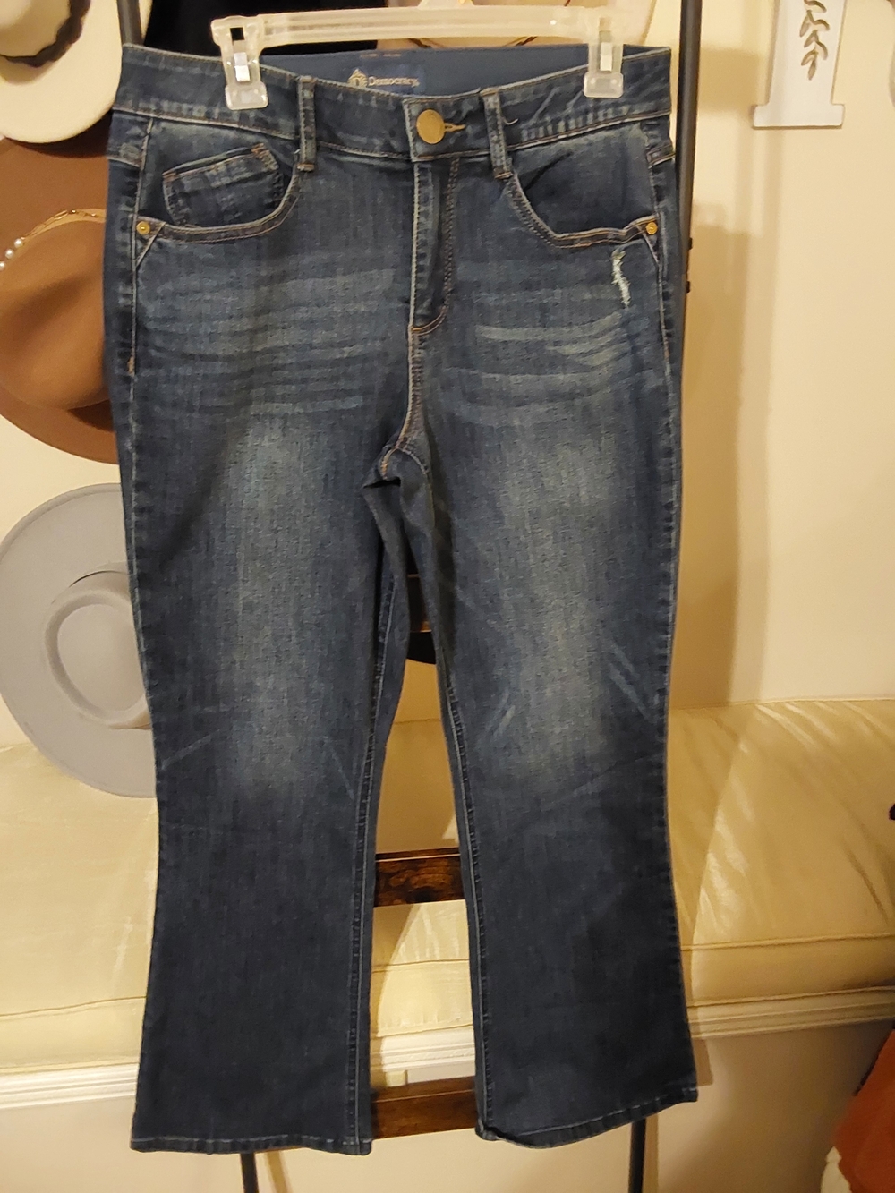 Democracy Mid Wash Boot Cut Jeans Size 10P